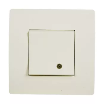 EL BASIC TG114 1 BUTTON 1 WAY SWITCH WITH LIGHT CR