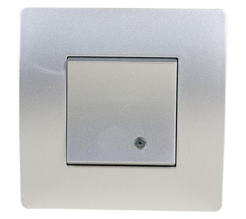 EL BASIC TG114 1 BUTTON 1 WAY SWITCH WITH LIGHT SI