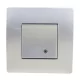 EL BASIC TG114 1 BUTTON 1 WAY SWITCH WITH LIGHT SI