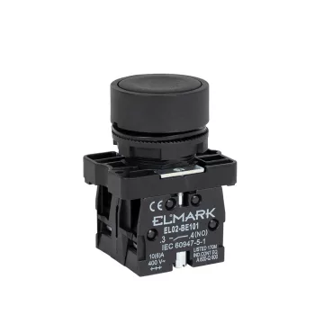 ECONOMIC BUTTON EL2-BA 21 NO BLACK