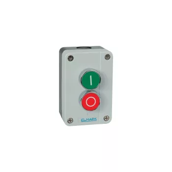   ELMARK Tokozott Nyomógomb B213 1No;1Nc Ip44 1 Piros ,1 Zöld