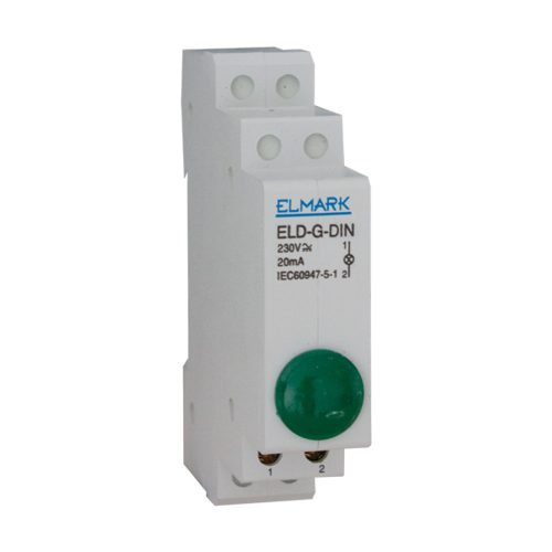 ELMARK Eld-B-Din Jelzőlámpa 230 Kék