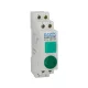 ELBD-Y-DIN BUTTON+LAMP 1NO+2NC YELLOW 230