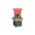 ELMARK Gombafejes Nyomógomb Type Bs 545 1Nc+1No Piros
