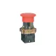 ELMARK Gombafejes Nyomógomb Type Bs 545 1Nc+1No Piros