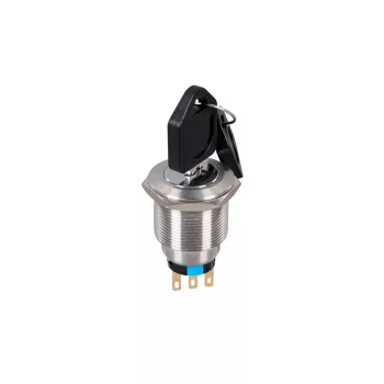   ELMARK Two Position Key Switch With Arrest El-22Y2 1No+1Nc Ip65 Red