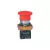 ELMARK Gombafejes Nyomógomb Type Bc 42 1Nc Piros