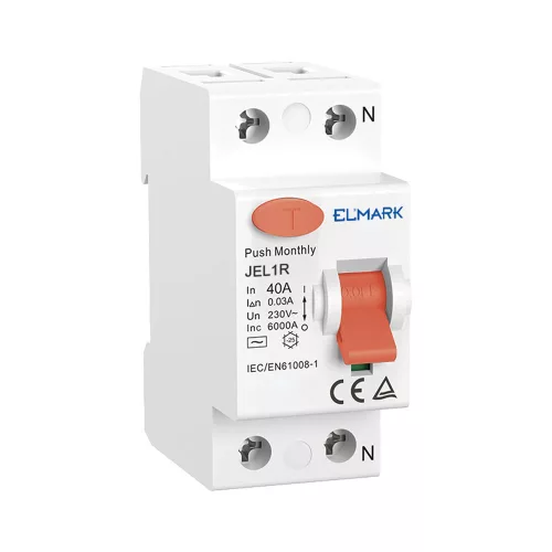 RESIDUAL CURRENT DEVICE JEL1R 6kA 2P 40A/30mA