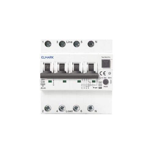 ELMARK Electronic Rcbo Jel4A 6Ka 4P 6A/30Ma