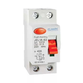 RESIDUAL CURRENT DEVICE JEL1A 2P 40A/100MA