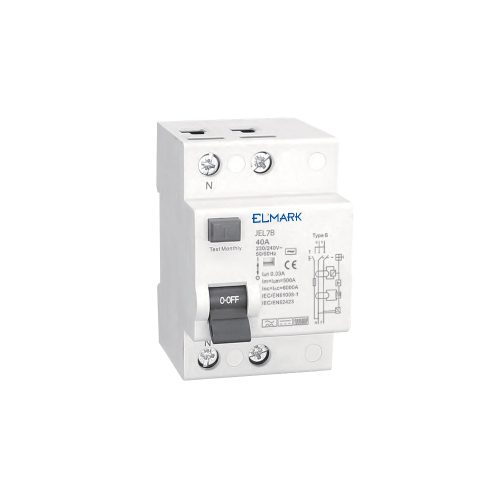 ELMARK Electromag. Rccb Jel7B 10Ka 2P Type B 40A/30Ma