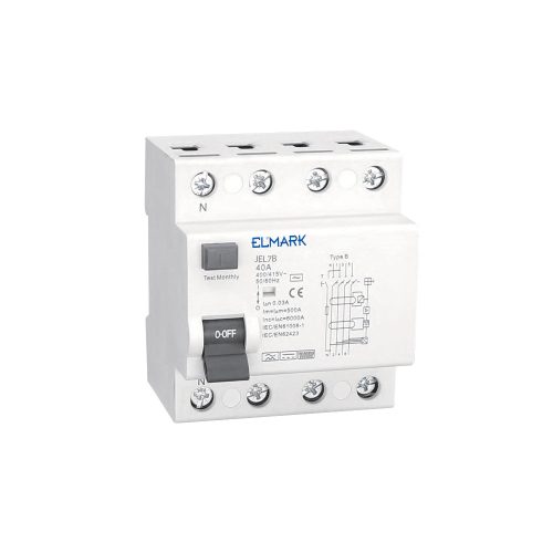 ELMARK Electromag. Rccb Jel7B 10Ka 4P Type B 16A/30Ma