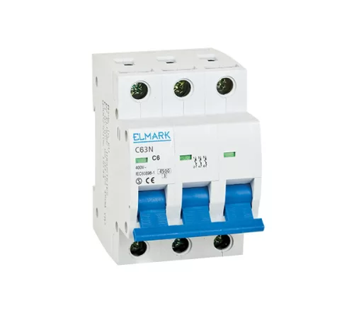MINIATURE CIRCUIT BREAKER 63N/6A 3P CURVE C
