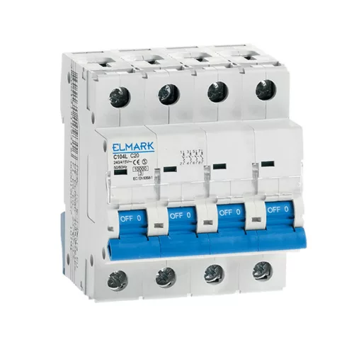 MINIATURE CIRCUIT BREAKER C104L/50A 4P CURVE C