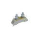 Z-0001/A2 TERMINAL FOR DIN RAIL 2X35MM2 GREY