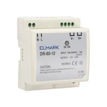 DR-60-12 POWER SUPPLY 12V OUTPUT VOLTAGE 60W