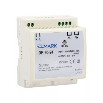DR-60-24 POWER SUPPLY 24V OUTPUT VOLTAGE 60W