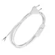 POWER CABLE H03VV-F 2G0,50MM? WITH SWITCH 2M WHITE