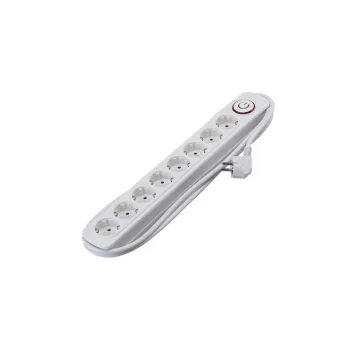   ELMARK Elosztó Hosszabbító 8-As 2M H05Vv- F 3G1.5Mm2+ Kapcsolóval