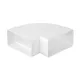 EL02-522 HORIZONTAL 90° BEND FOR FLAT DUCTS 220x55