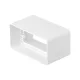 EL02-411 PVC CONNECTOR FOR FLAT DUCTS 110x55MM