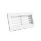 EL02-519 PVC END GRILL FOR FLAT DUCTS 220x55MM