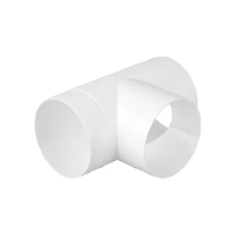 EL02-460 PVC T-JOINT FOR ROUND DUCTS D100MM