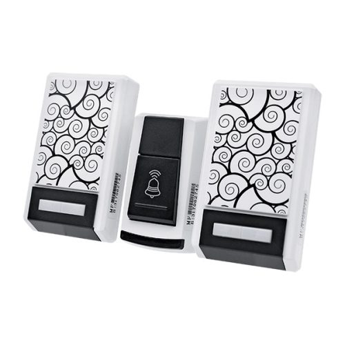 WIRELESS DOORBELL 5015 2PLUGIN/1BUTTON AC 36 MELODY