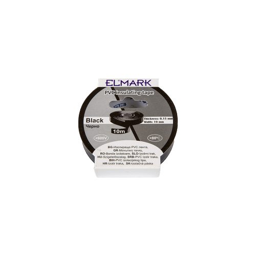 ELMARK Szigetelő Szalag 10Mx19Mm Fekete