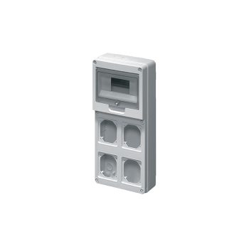 ELMARK Ipari Elosztó Függőleges 4 Dugalj