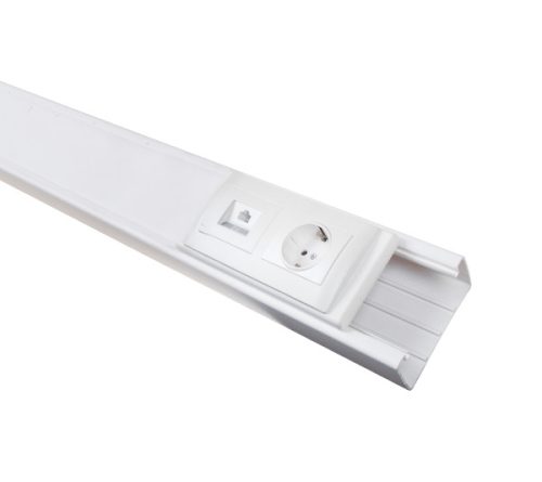 DOUBLE FRAME FOR PLASTIC TRUNKING