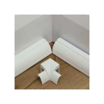   ELMARK Műanyag Kábelcsatorna Sarokba Illeszthető 23X23Mm T-Sarok