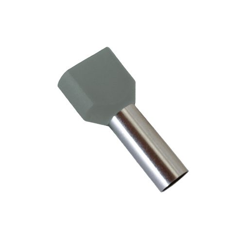 ELMARK Érvéghüvely Tе2510/Szürke (100Db/Csomag)