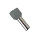 ELMARK Érvéghüvely Tе2510/Szürke (100Db/Csomag)
