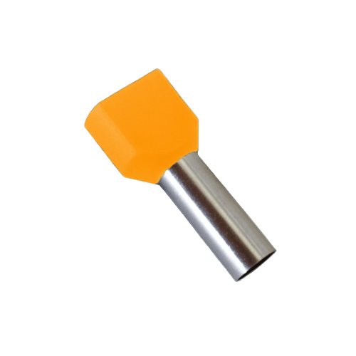ELMARK Érvéghüvely Tе4010/Narancssárga (100Db/Csomag)