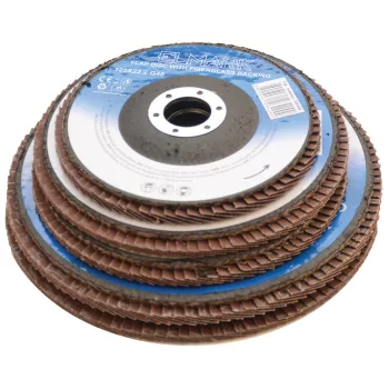 FLAP DISC WITH FIBERGLASS BACKING 180X22.2 G60