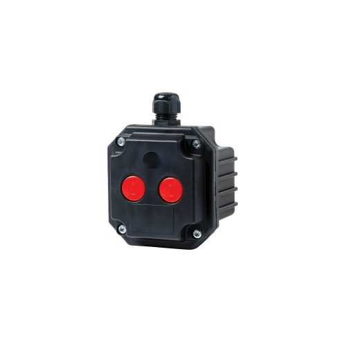 ELMARK Box Pp- 2 Start Buttons Whit 2 Entries, Ip65