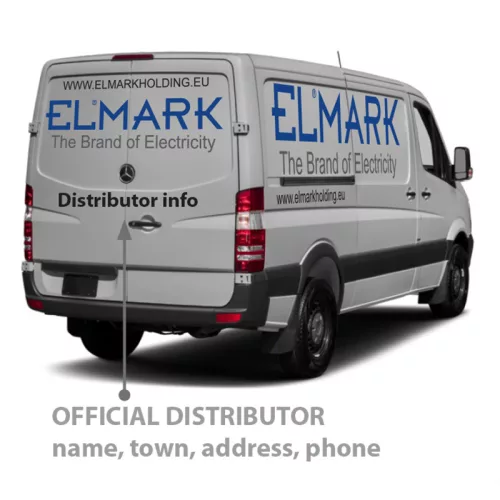 ELMARK VAN STICKER 1550x435mm