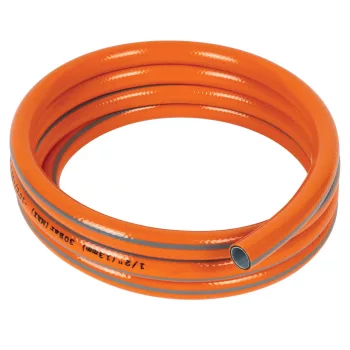 PVC GARDEN HOSE 1/2 20M, THREE LAYERED ORANGE
