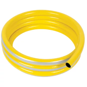 PVC GARDEN HOSE 1/2 30M, THREE LAYERED YELLOW