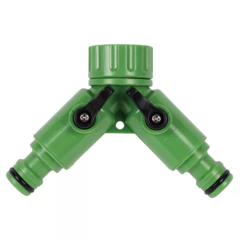 TWO WAY TAP ADAPTOR WITH SWIVEL 3/4
