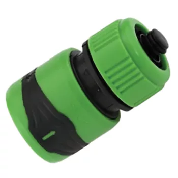 RUBBER QUICK LOCKING HOSE CONNECTOR 1/2 WITH STOP