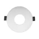 PLASTIC DOWNLIGHT ROUND IN MIDDLE D90mm WHITE