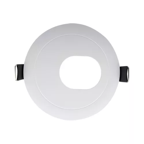 PLASTIC DOWNLIGHT ROUND IN ONE SIDE D90mm WHITE