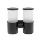 OL7112/2 OUTDOOR LAMP BLACK