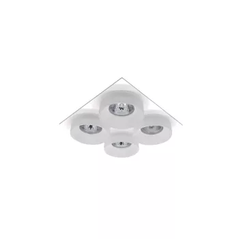   ELMARK Sa-045/4 Spot Lámpatest 4Xgu5.3 Négyzet Fehér/Fehér