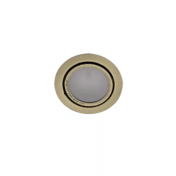   SIM-5 CABINET SPOTLIGHT ANTIQUE BRASS FOR 12V JC HALOGEN LAMP
