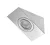 SIM-155 CABINET SPOTLIGHT CHROME FOR 12V JC HALOGEN LAMP