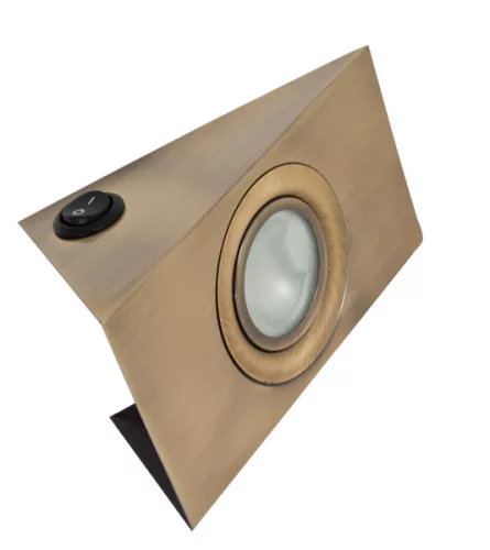 SIM-155K CABINET SPOTLIGHT ANTIQUE BRASS