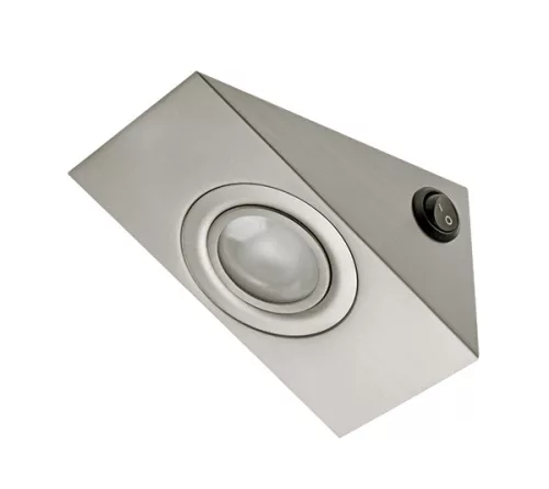 SIM-155K CABINET SPOTLIGHT SATIN NICKEL FOR 12V JC HALOGEN LAMP